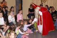 ontvangst van Sint
